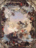 tie Allegory of the Planets and Continents Art A4 Photo Print