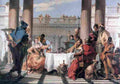 tie Banquet of Cleopatra Art A4 Photo Print