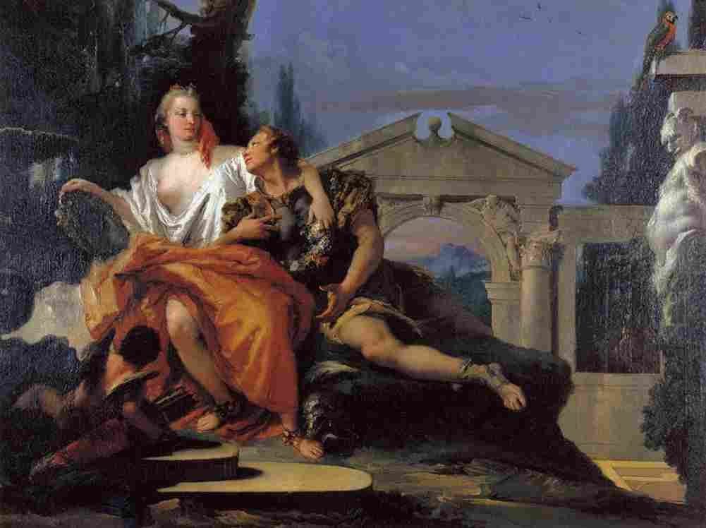 tie Rinaldo and Armida Art A4 Photo Print