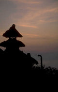 tiered temple bali 1980s 1990s A4 Photo Print