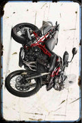 tiger 800 xc se abs Triumph Aged A4 Photo Print