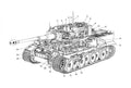 tiger cutaway A4 Photo Print