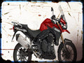 tiger explorer Triumph A4 Photo Print Motorbike Vintage Aged