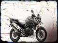 tiger explorer xc abs Triumph A4 Photo Print Motorbike Vintage Aged