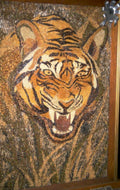 tiger head artwork 1980s 1990s A4 Photo Print