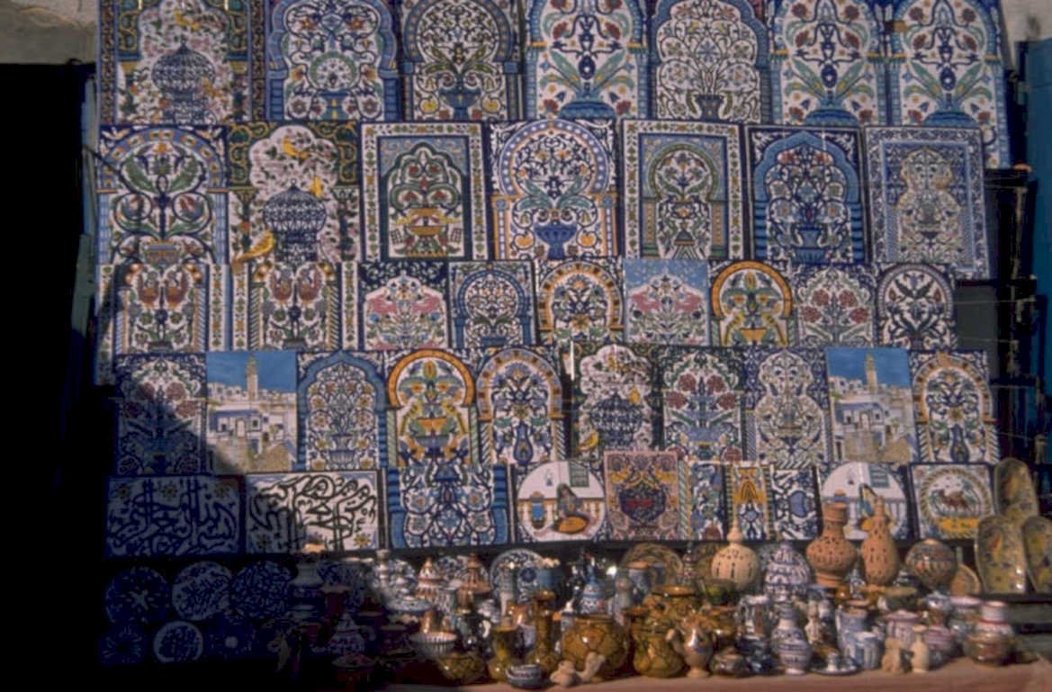 tile wall display 1980s 1990s A4 Photo Print