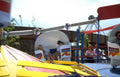 tilt whirl sixflags Vintage A4 Photo Print