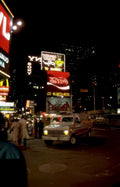 times square coke 2 Vintage A4 Photo Print