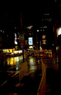 times square night 3 Vintage A4 Photo Print