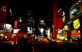 times square night 4 Vintage A4 Photo Print