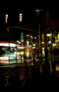 times square night 6 Vintage A4 Photo Print