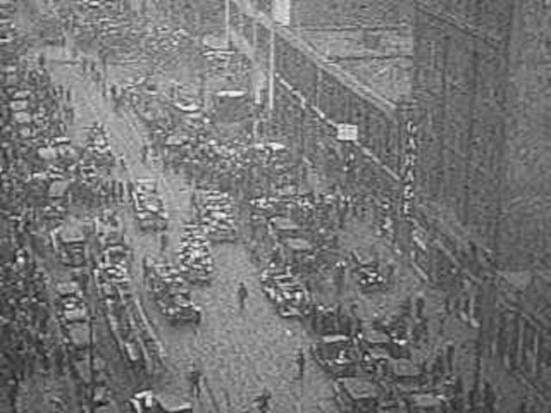 times square traffic1980s 1990s A4 Photo Print