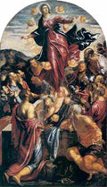 tin Assumption of the Virgin Art A4 Photo Print