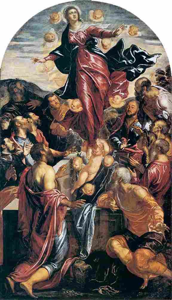 tin Assumption of the Virgin Art A4 Photo Print