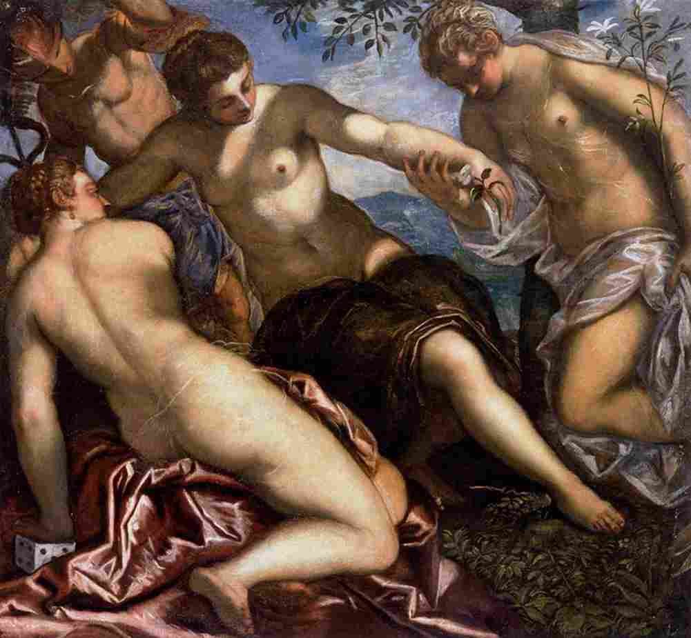 tin Mercury and the Graces Art A4 Photo Print