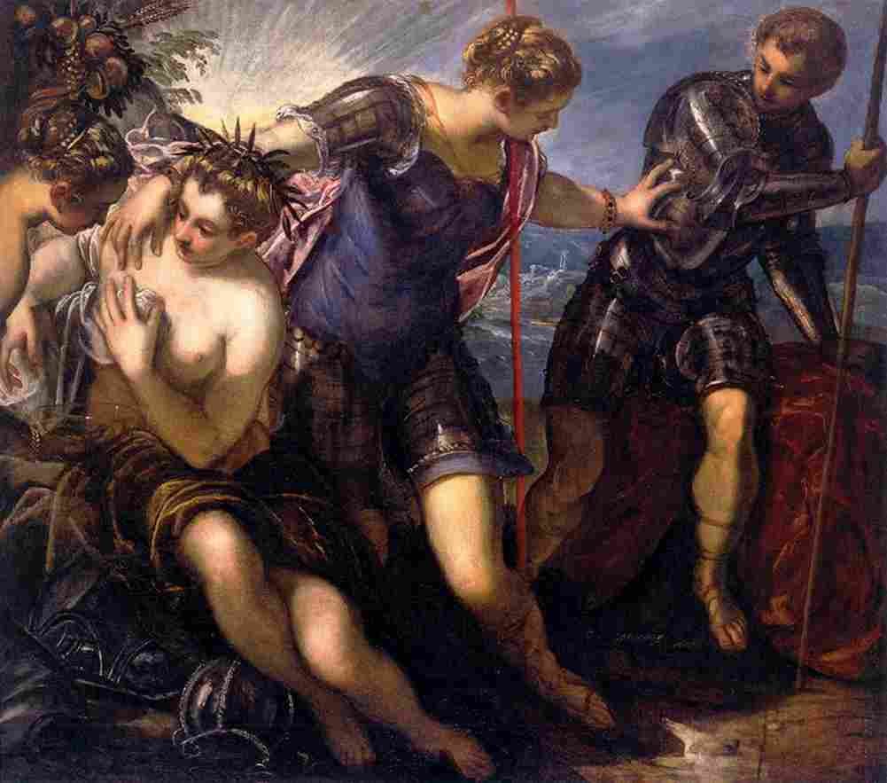 tin Minerva Sending Away Mars from Peace and Prosperity Art A4 Photo Print