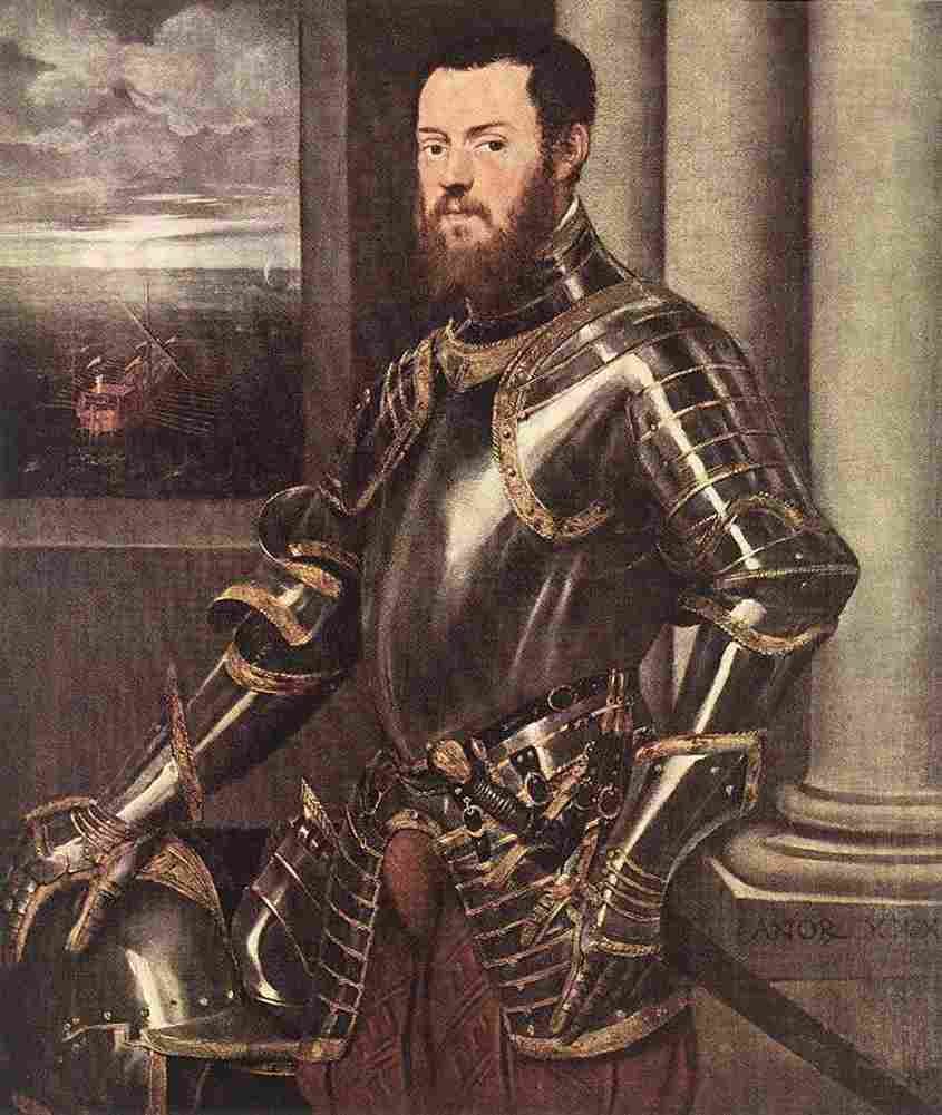 tintoretto man in armour Art A4 Photo Print