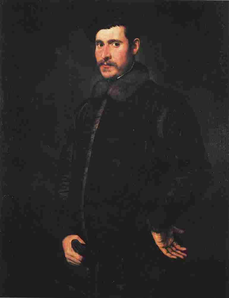 tintoretto portrait of a gentleman Art A4 Photo Print
