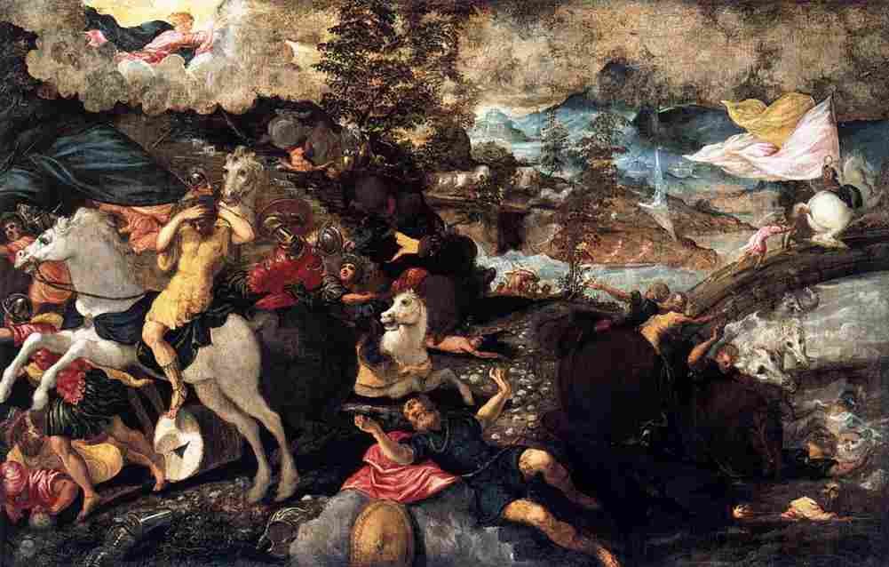 tintoretto the conversion of saul Art A4 Photo Print
