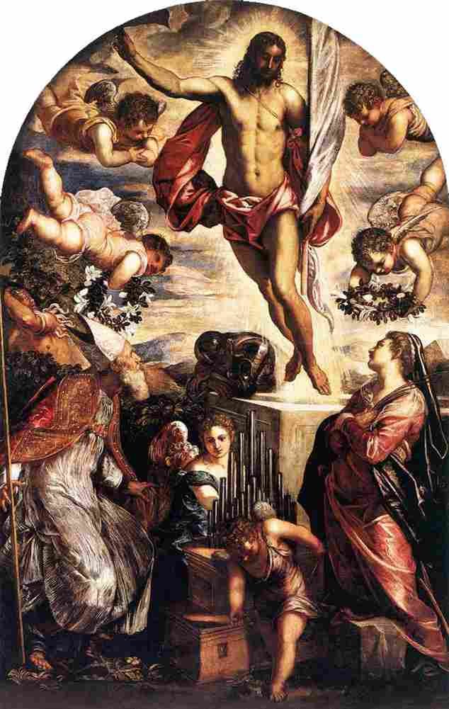 tintoretto the resurrection of christ Art A4 Photo Print