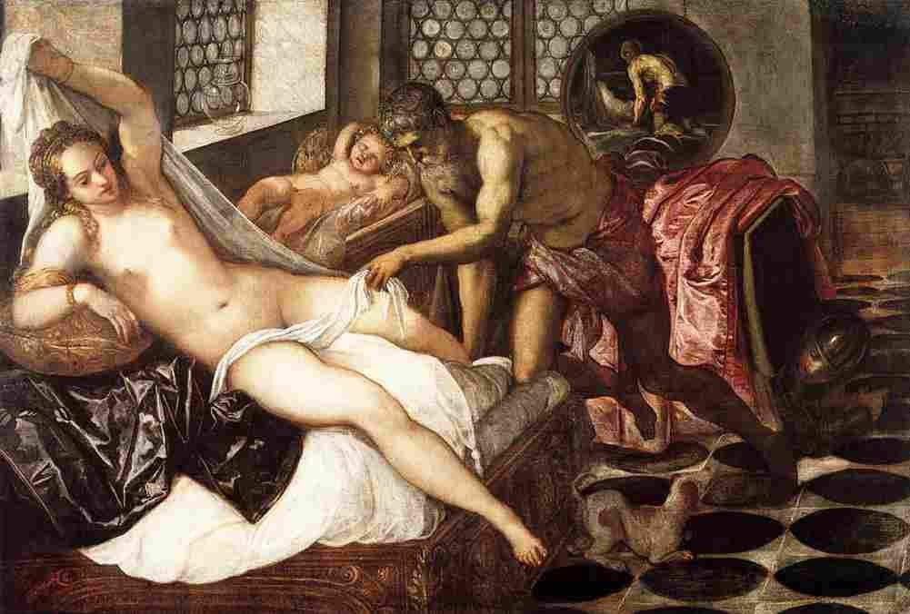 tintoretto venus mars and vulcan Art A4 Photo Print