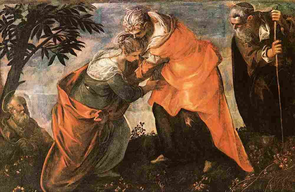 tintoretto visitation Art A4 Photo Print