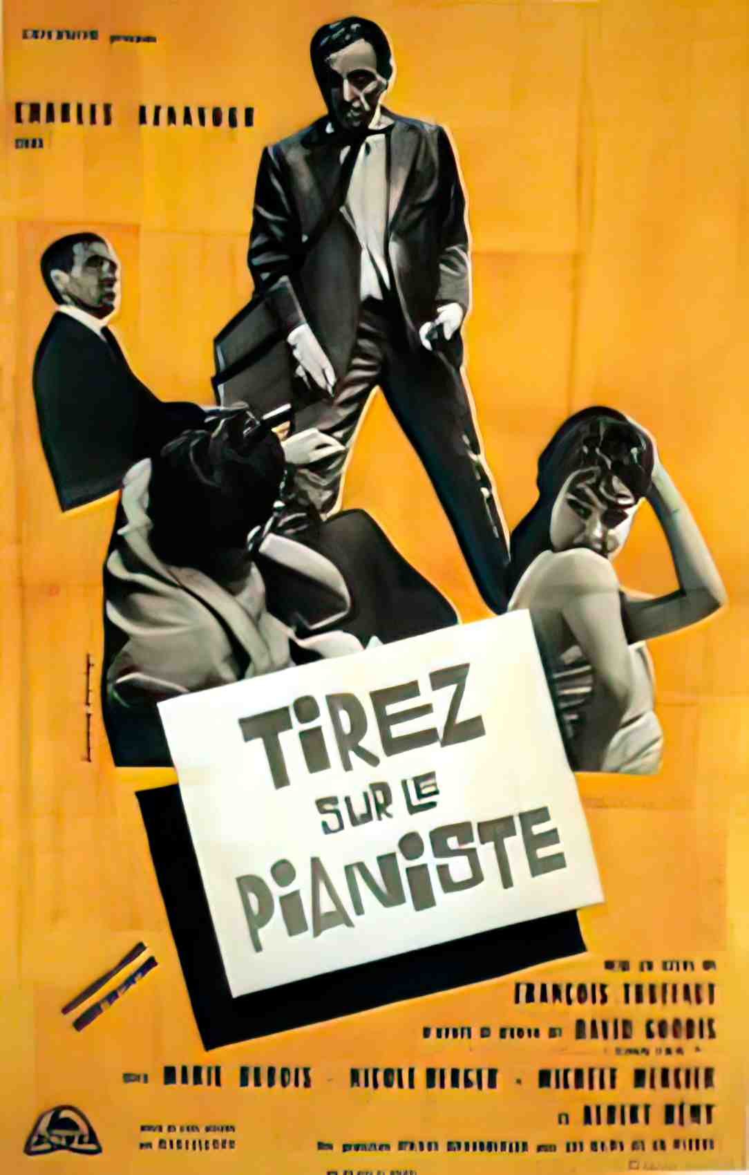 tirez sur le pianiste pt Advert A4 Photo Print