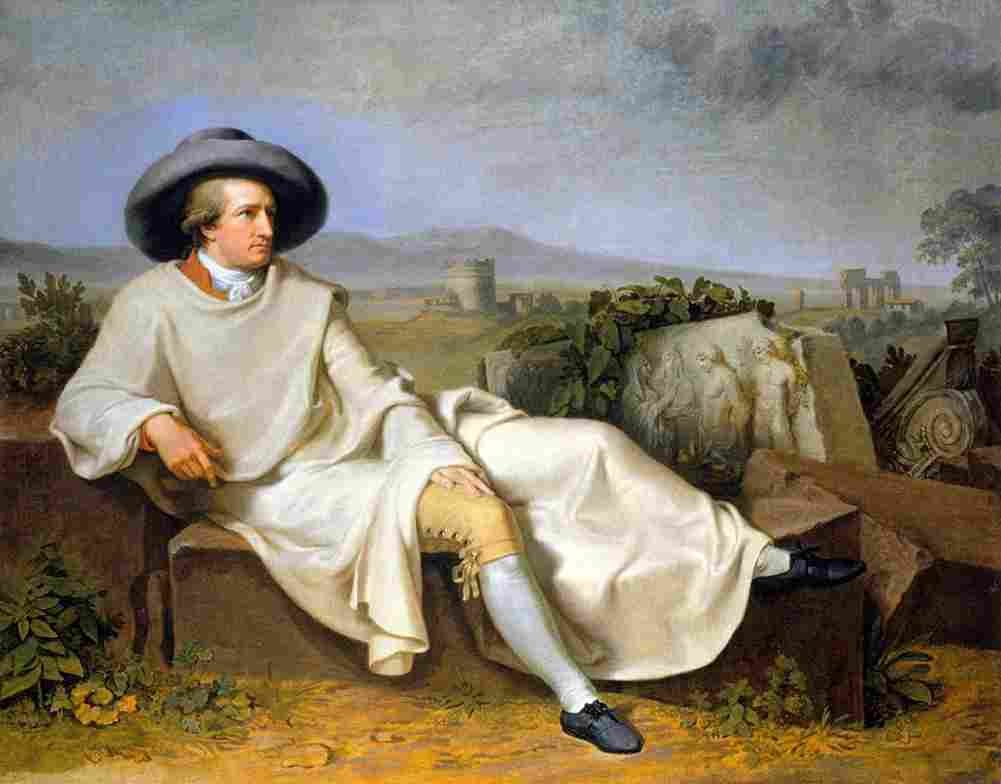 tisch Goethe in the Roman Campagna Art A4 Photo Print