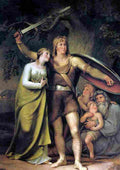 tisch Hermann and Thusnelda Art A4 Photo Print