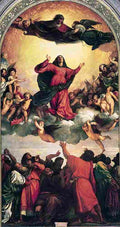 tit Mary Assumption Art A4 Photo Print