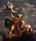 tit Sacrifice of Isaac Art A4 Photo Print