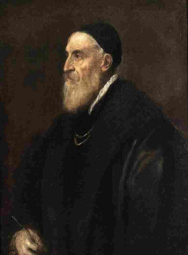 titian self portrait Art A4 Photo Print