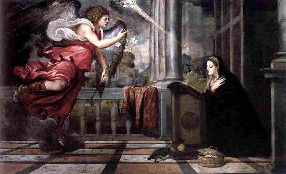 titian the annunciation Art A4 Photo Print