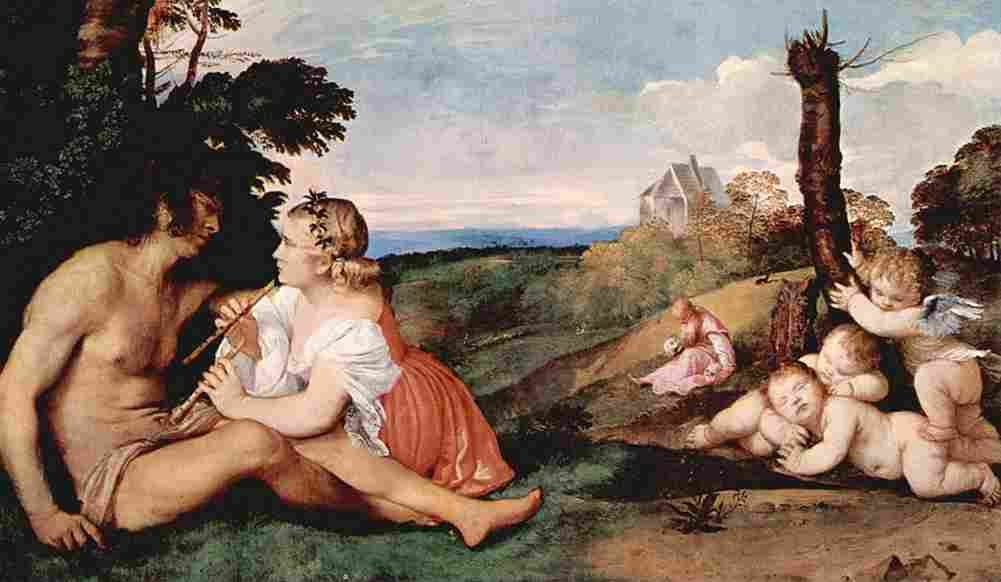 titian the three ages of man Art A4 Photo Print