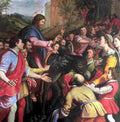 tito di santi christ enters jerusalem Art A4 Photo Print
