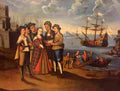 tito diego quispe historical scene Art A4 Photo Print