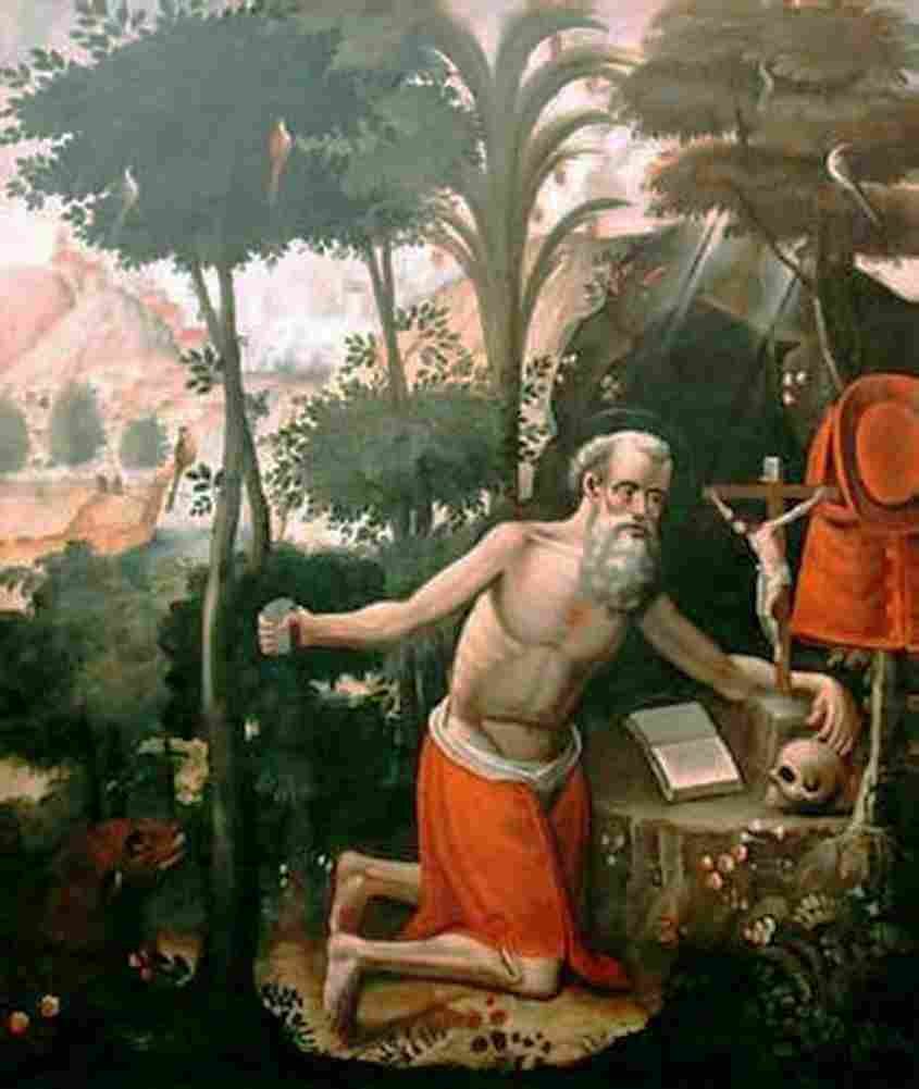 tito diego quispe saint jerome Art A4 Photo Print