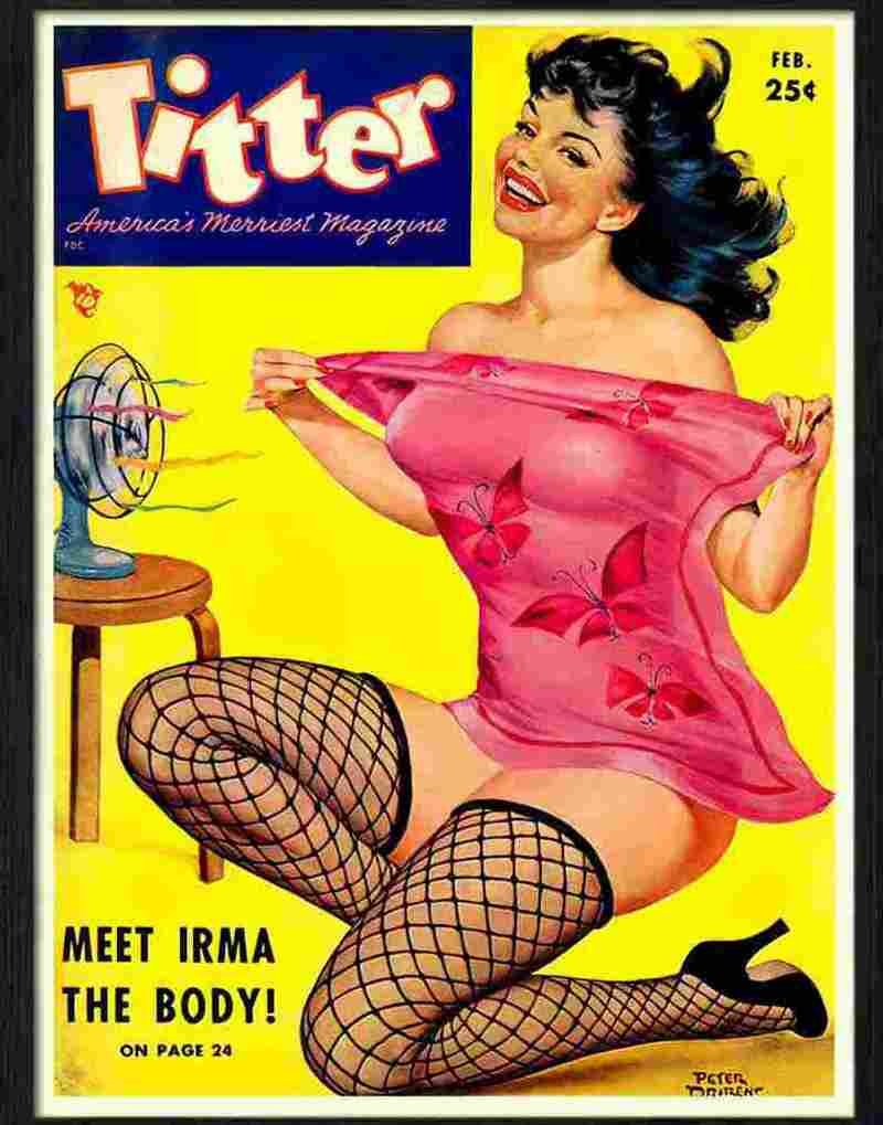 titter glamour magazine cover 2 Advert A4 Photo Print