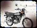 tmx 125 alpha A4 Photo Print Motorbike Vintage Aged
