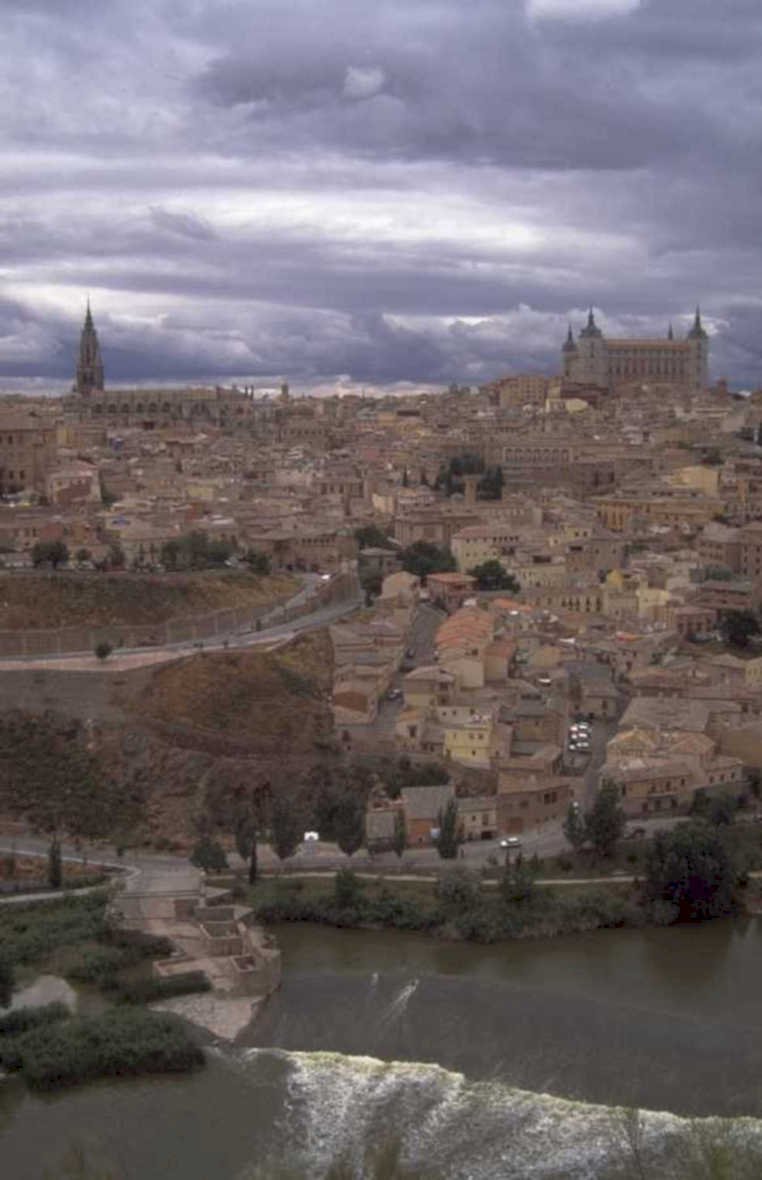toledo cathedral alcazar 1980s 1990s A4 Photo Print