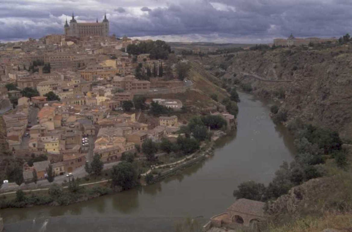 toledo cathedral sky 1980s 1990s A4 Photo Print