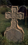 tombstone cross 1980s 1990s A4 Photo Print