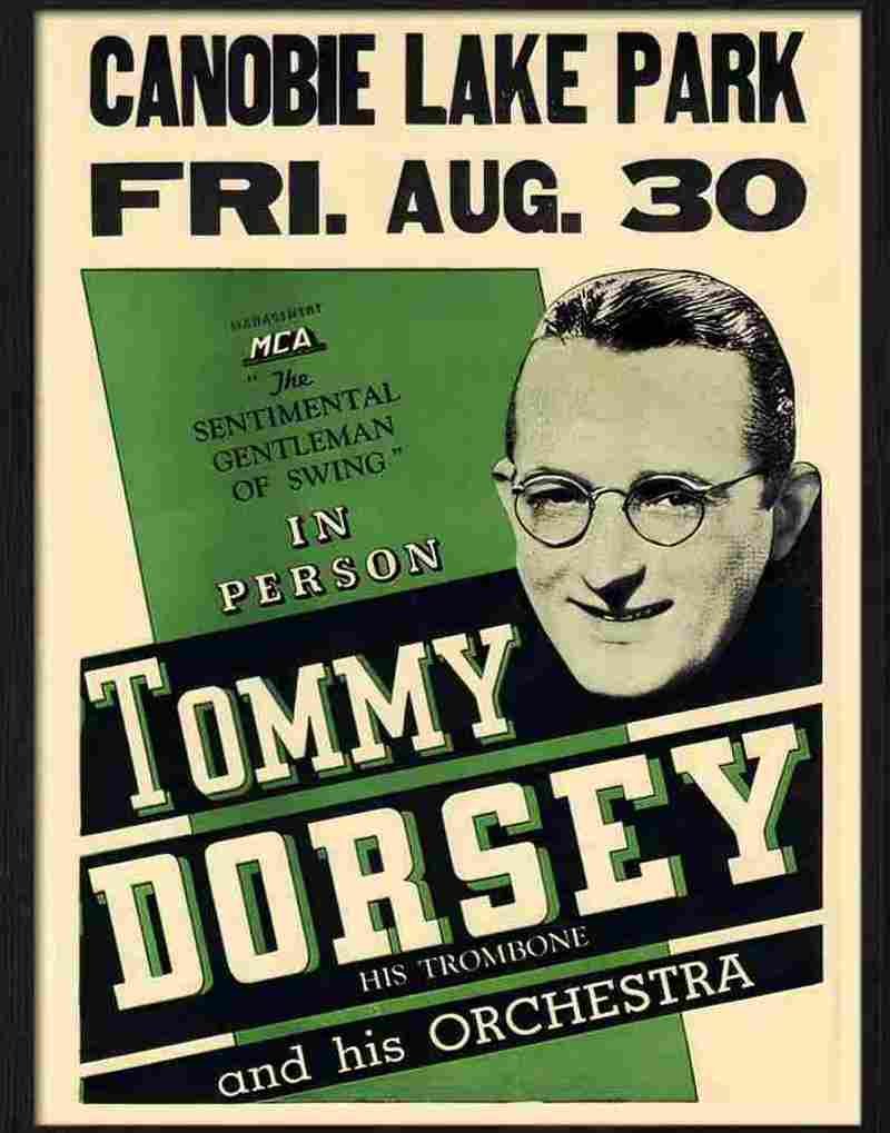 tommy dorsey concert poster 1940s 2 Advert A4 Photo Print