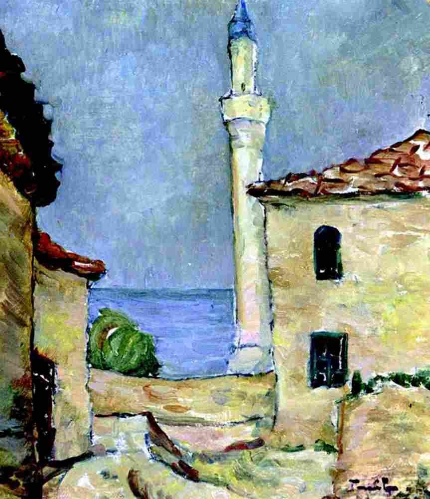 ton Lighthouse of Balchik Art A4 Photo Print