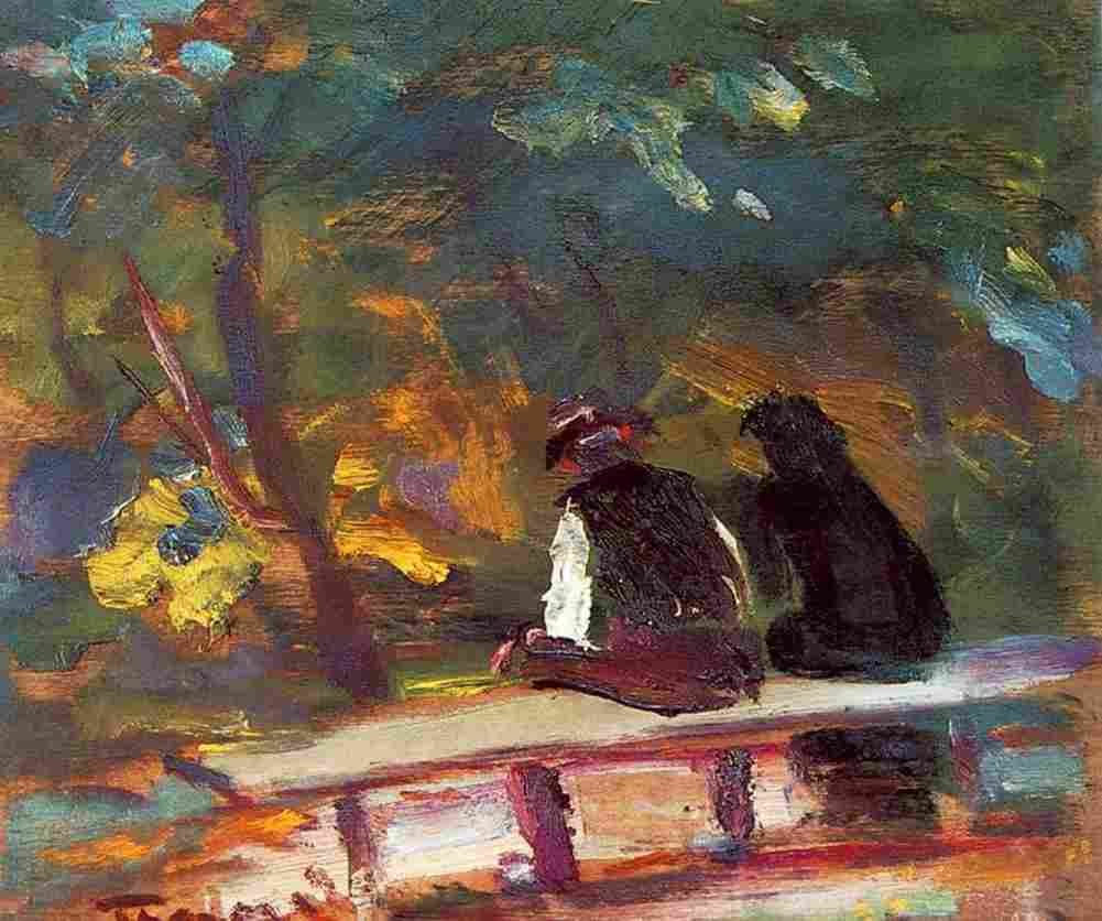 torn On the Bench Art A4 Photo Print