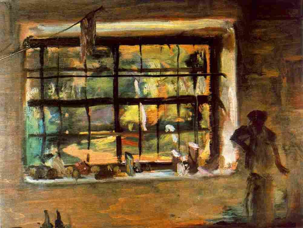 torn Window of the Atelier Art A4 Photo Print