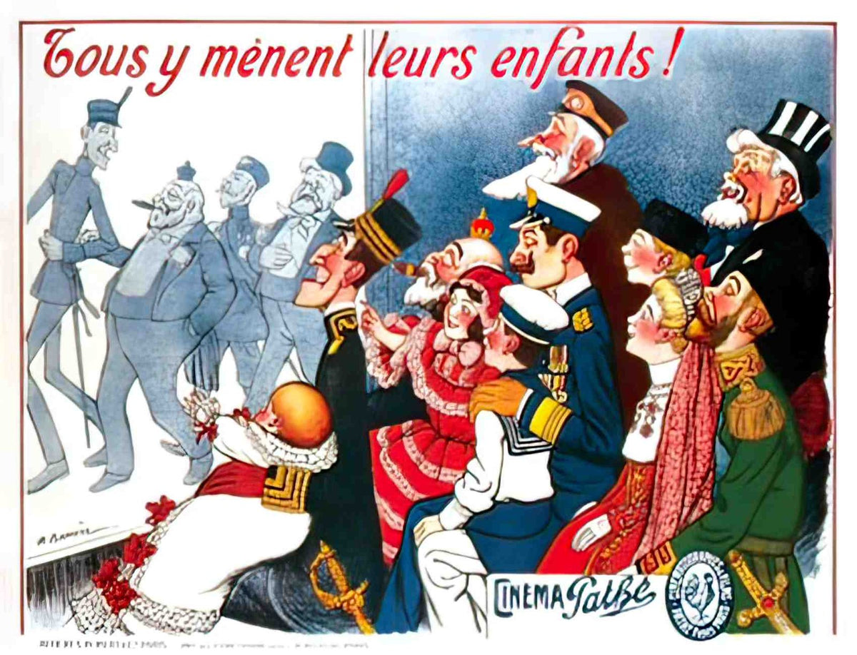 tous y menent leurs enfants Advert A4 Photo Print