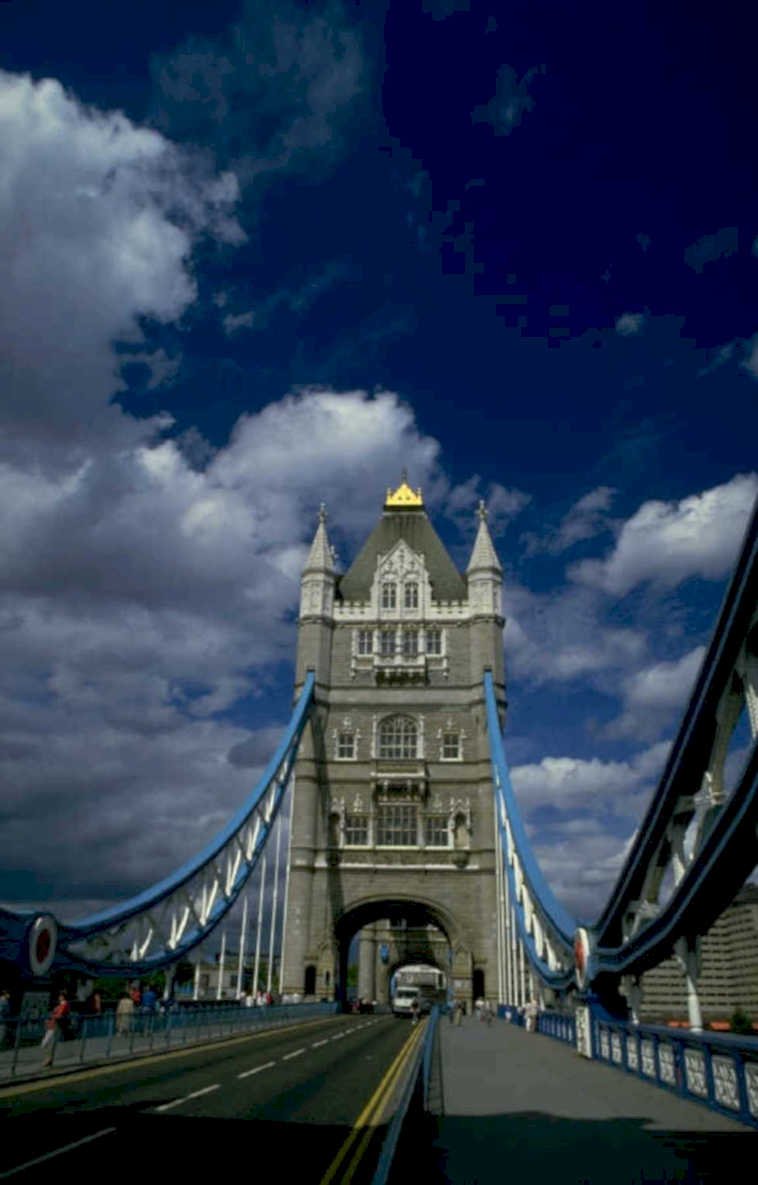 tower bridge london 1980s 1990s A4 Photo Print