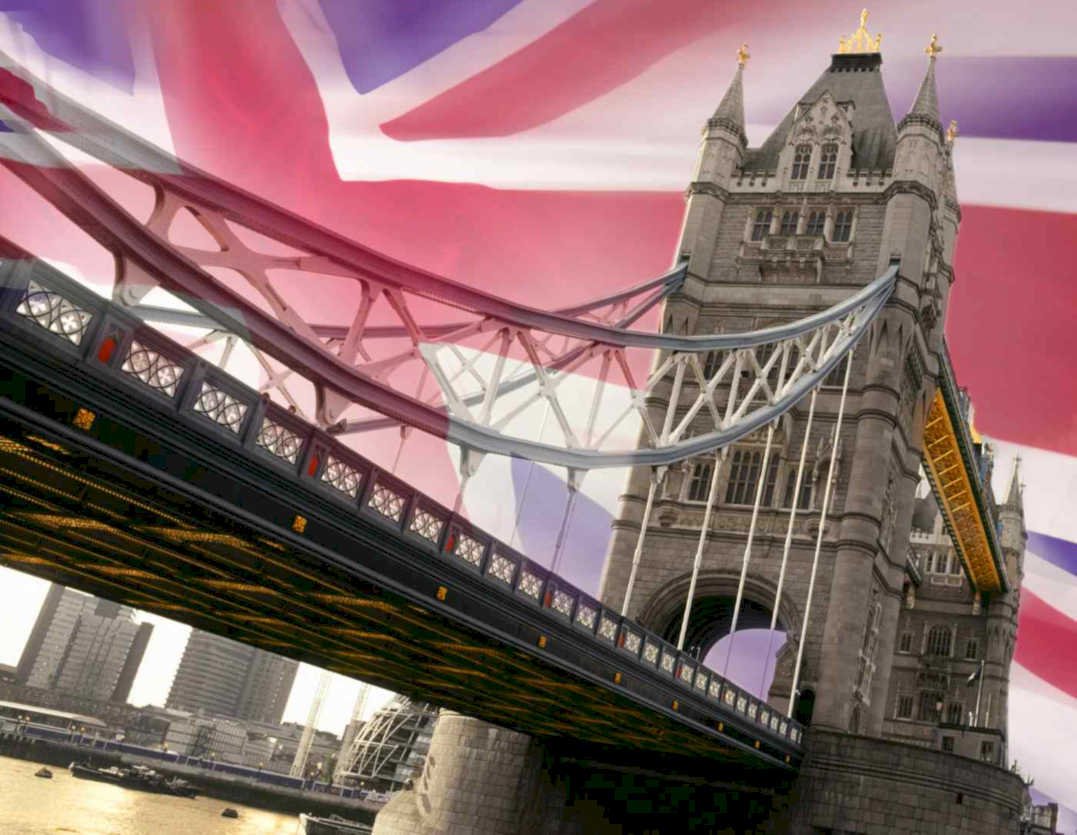 tower bridge london Flags1980s A4 Photo Print