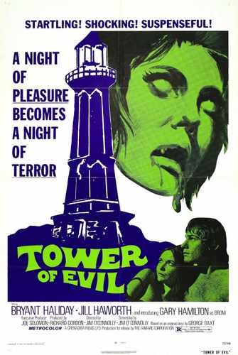 tower of evil  01 film star poster A4 Photo Print